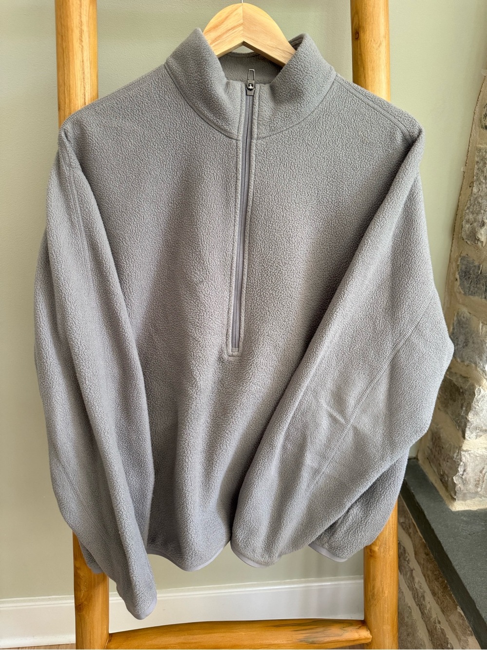 Lululemon Women’s Grey Quarter-Zip Fleece Pullover